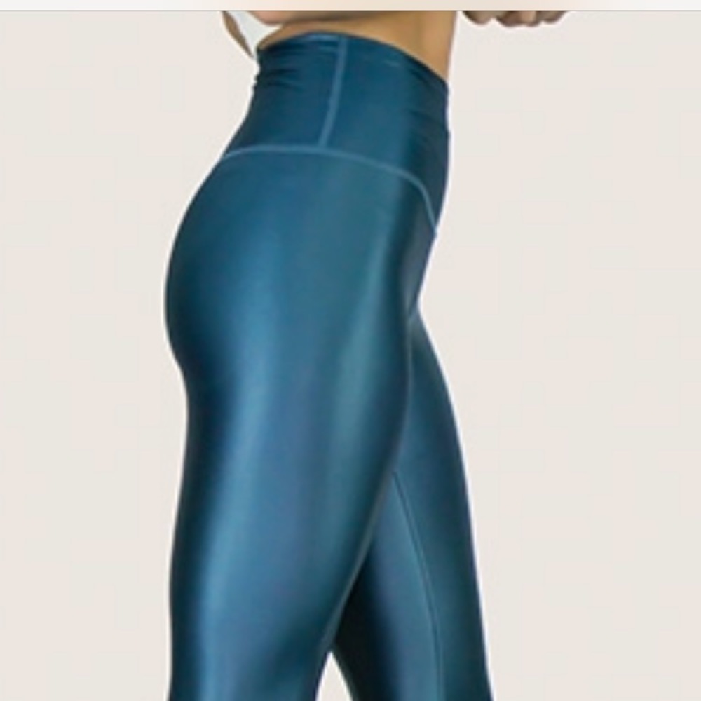 Emerald Green High Shine Tights